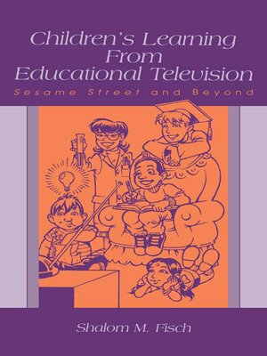 cover image of Children's Learning From Educational Television